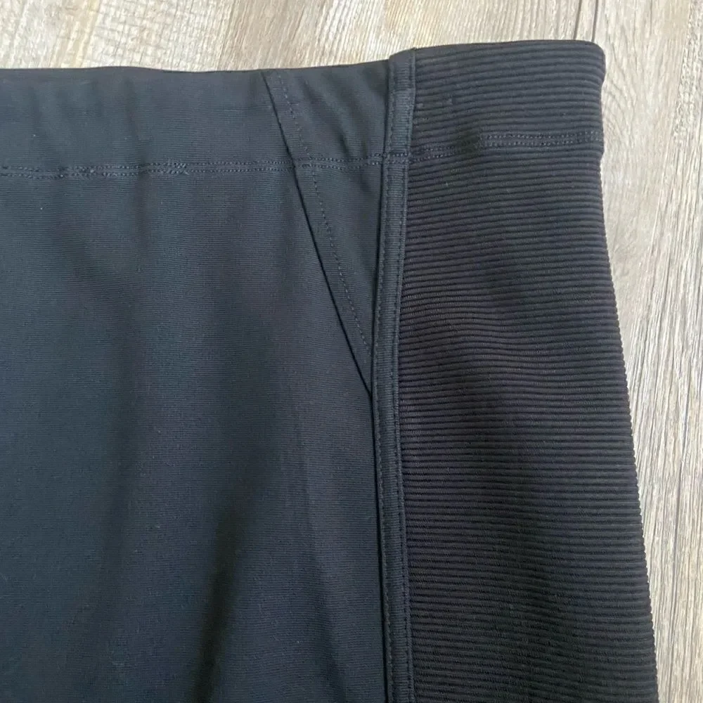 BCBGMaxazaria Black Long Bodycon Pencil Skirt